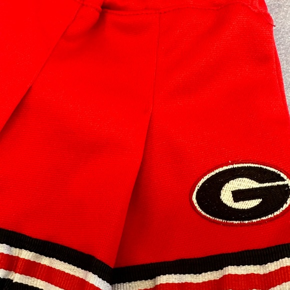 NCAA Georgia Bulldogs UGA Cheerleader Skirt Girls 12 Months - Picture 2 of 4